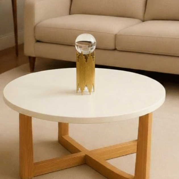 Crystal ball golden bracket table decore -full size Ball