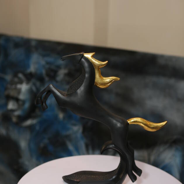 Black Horse Statue