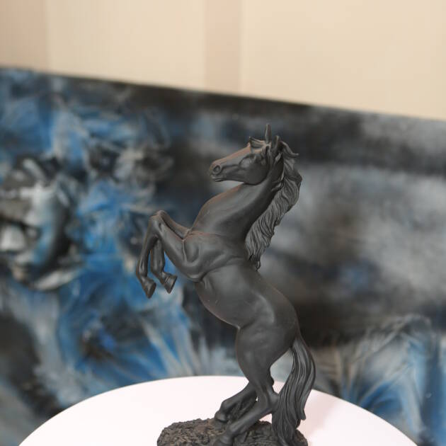 Horse Sculpture (Black)