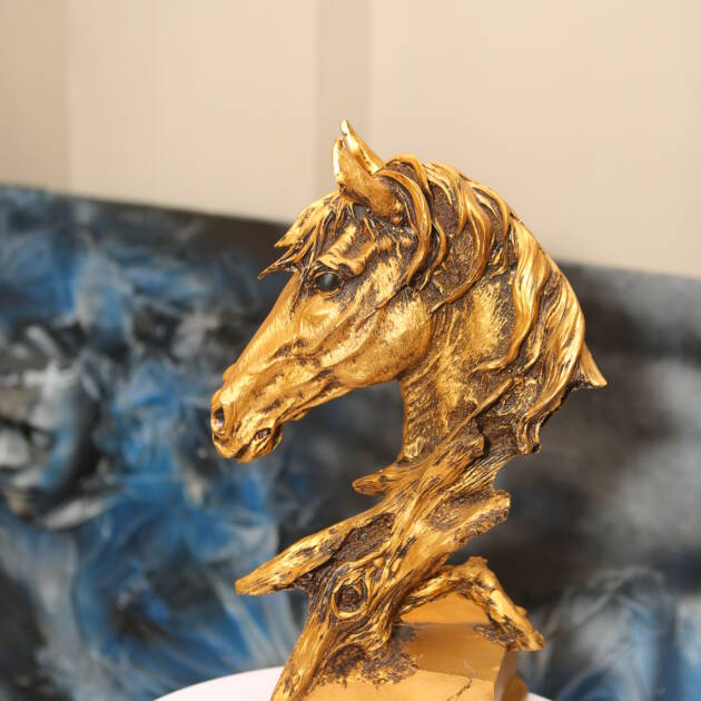 Horse Head Bust Resin
