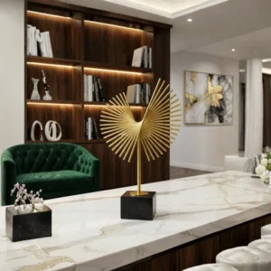 Gold Spiral Sculpture