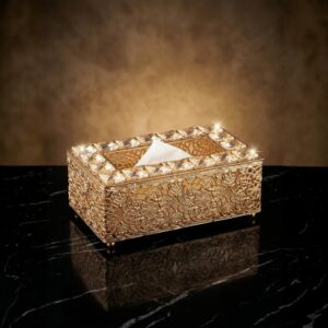 Luxury Gold Tissue Box