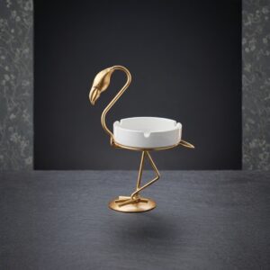 Flamingo Ceramic Ashtray