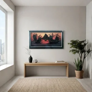 Rocket Ship Painting