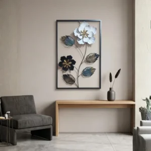 Metal Floral Wall Decor