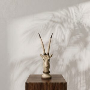 Gazelle Head Statue