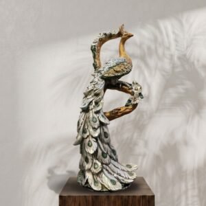 Resin peacock