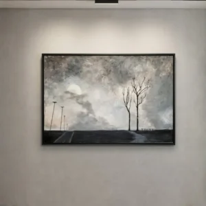 Moonlit Tree Painting