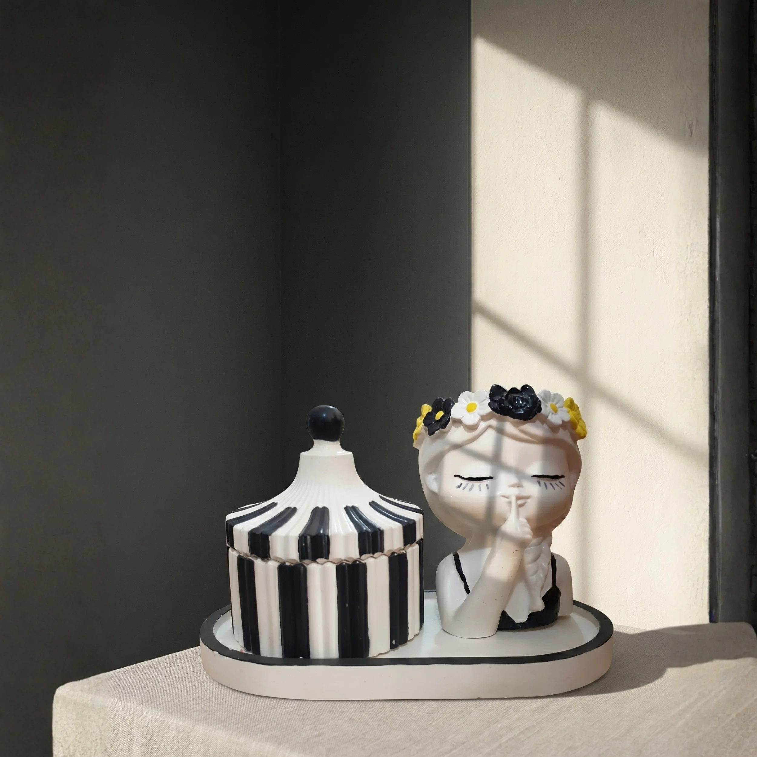 Cement Table Decor