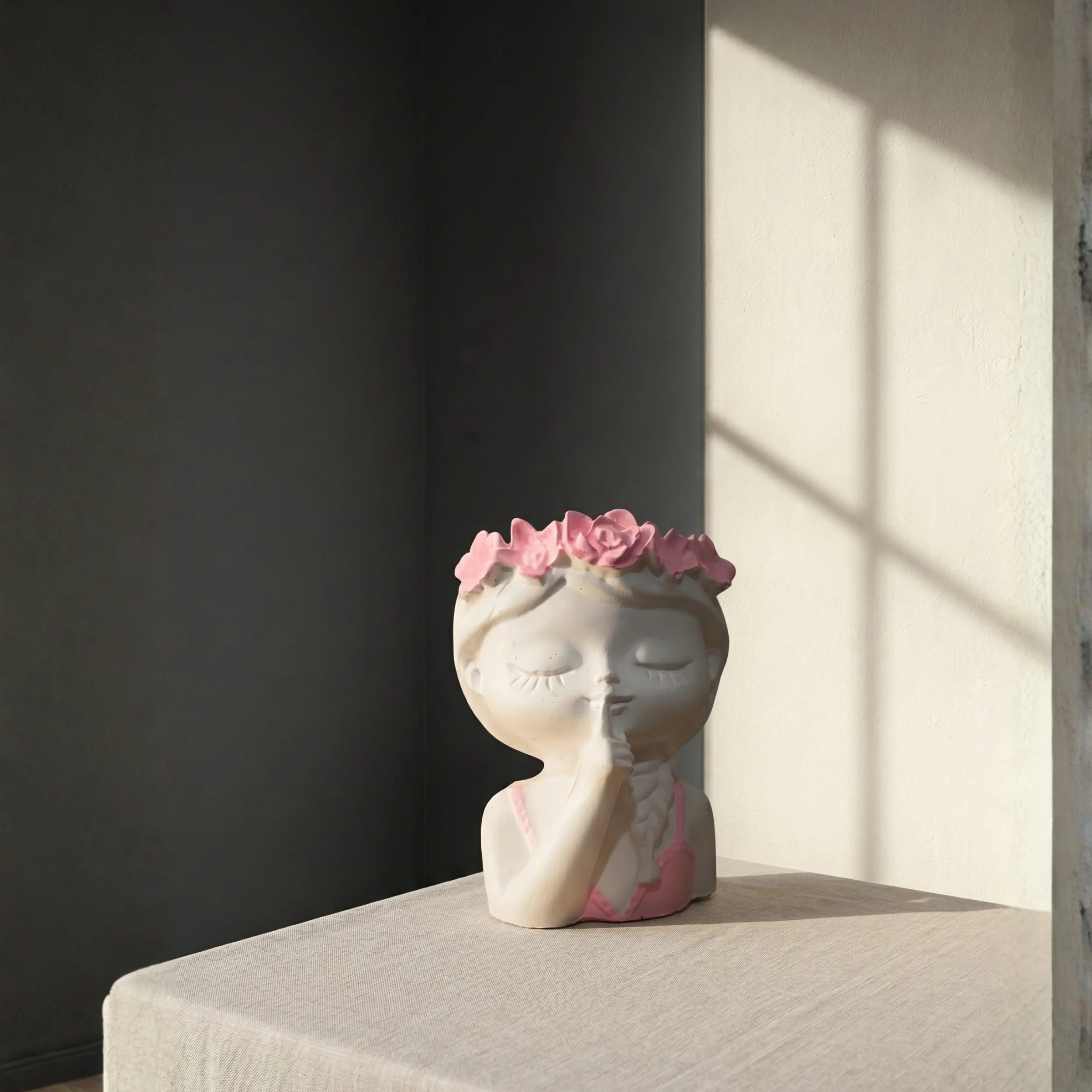 Cute Girl Vase