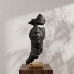 Black & Gold Silent statue