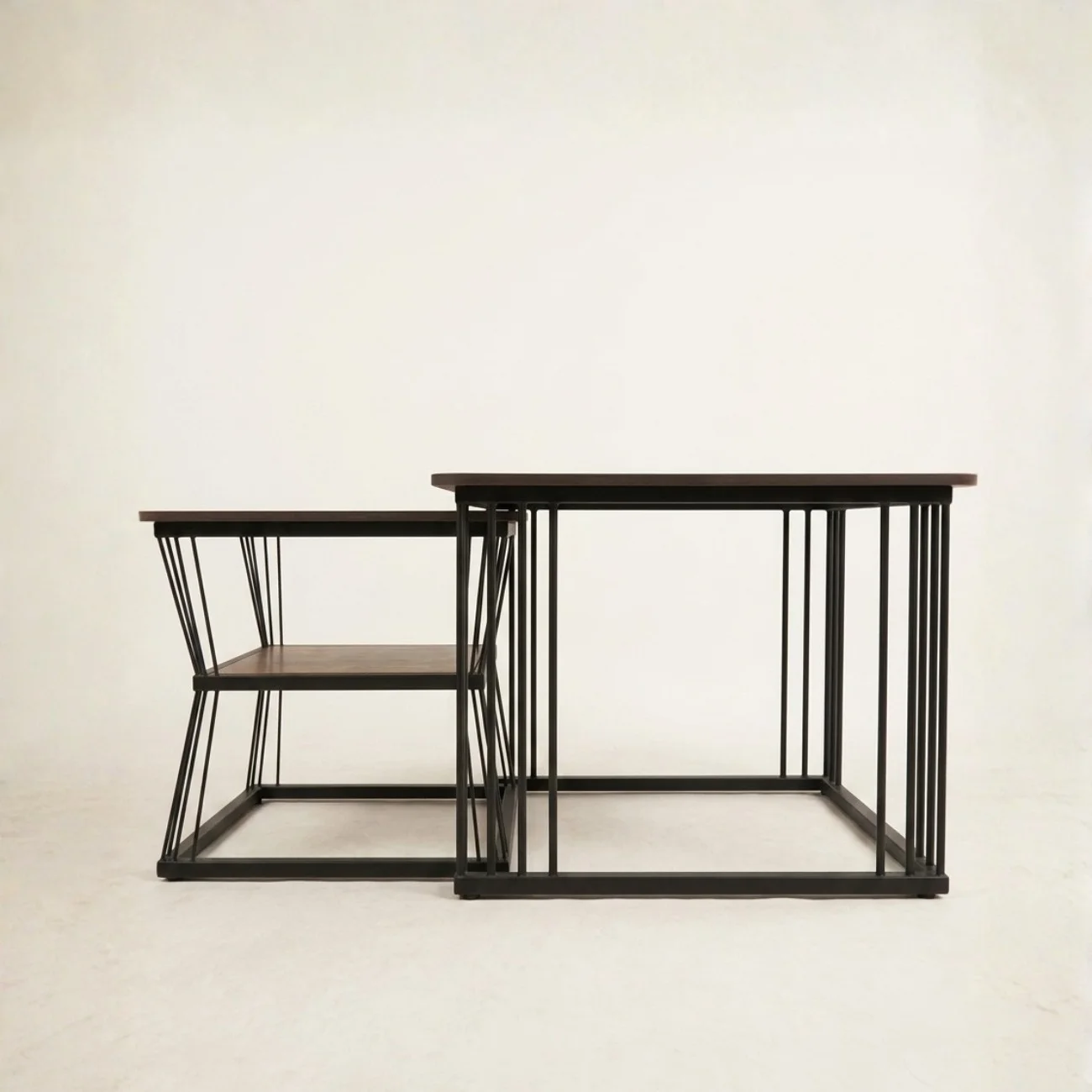 Square Coffee Table Set - Image 2